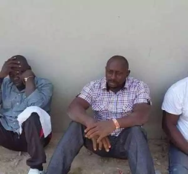 Photos: Men Arrested After They Trailed Ex Pres. Jonathan